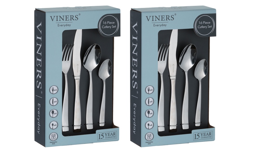 Image 3: Viners 16-Piece Cutlery Set