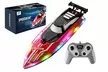 Boat with LED Lights - 2.4 GHz Remote Control Racing Boat - Image 2