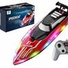 Image 2: Boat with LED Lights - 2.4 GHz Remote Control Racing Boat