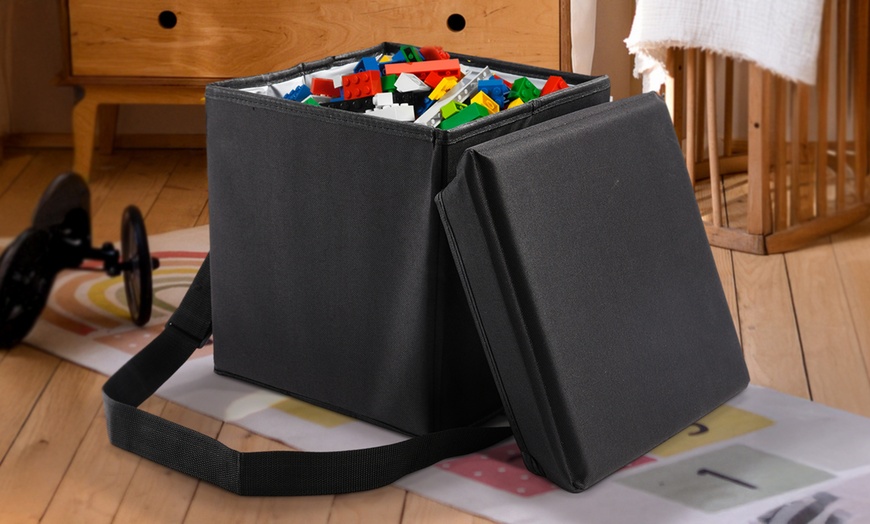 Image 3: 17L Cooler - Portable Ice Box with Carry Strap