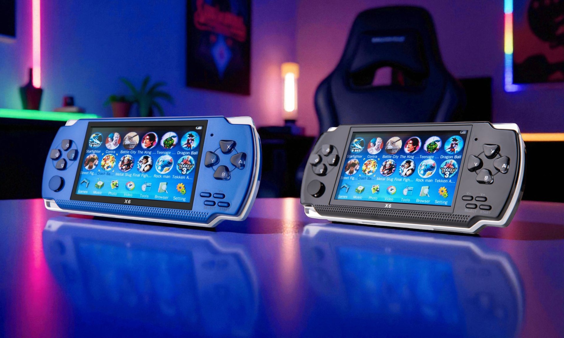 Console de jeux rétro portable Synerfit "Toys Mania", 1000 jeux inclus