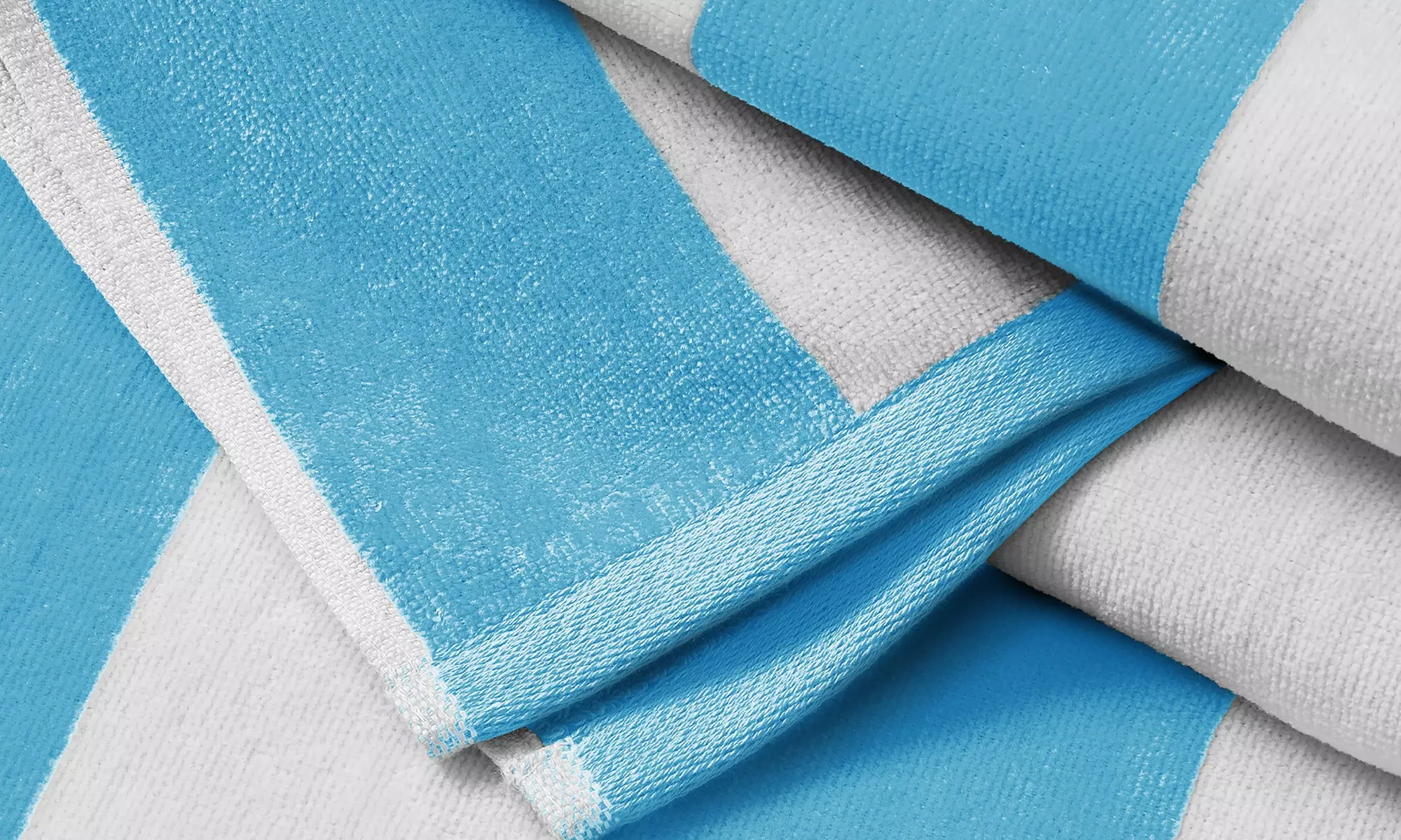 FreshFolds Four Pack Cotton Velour Beach Towels