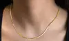 18K Gold Over Sterling Silver Diamond Cut Snake Chain by Paolo Fortelini