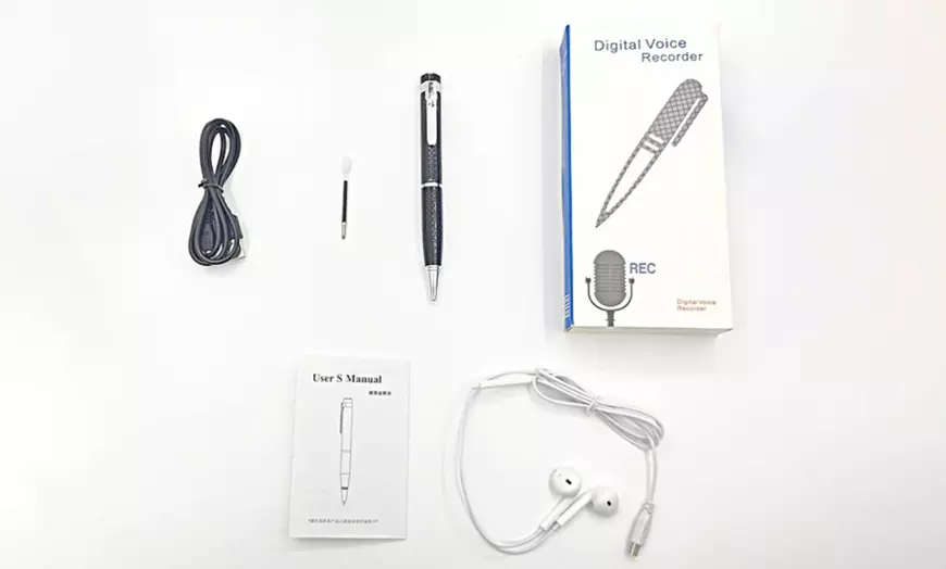Image 2: 16GB Portable Pen-Shaped Recorder with 10-Hour Battery Life