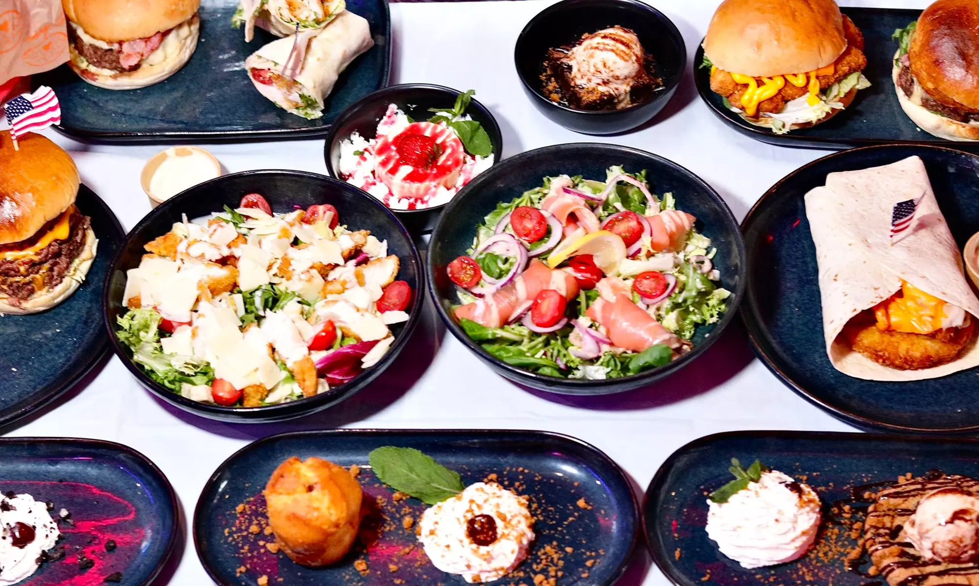 Voyagez sur la Route 66 avec un menu Texas