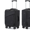 Image 4: KONO Lightweight Soft Shell Suitcase Set TSA Lock Wet/Dey Compartment