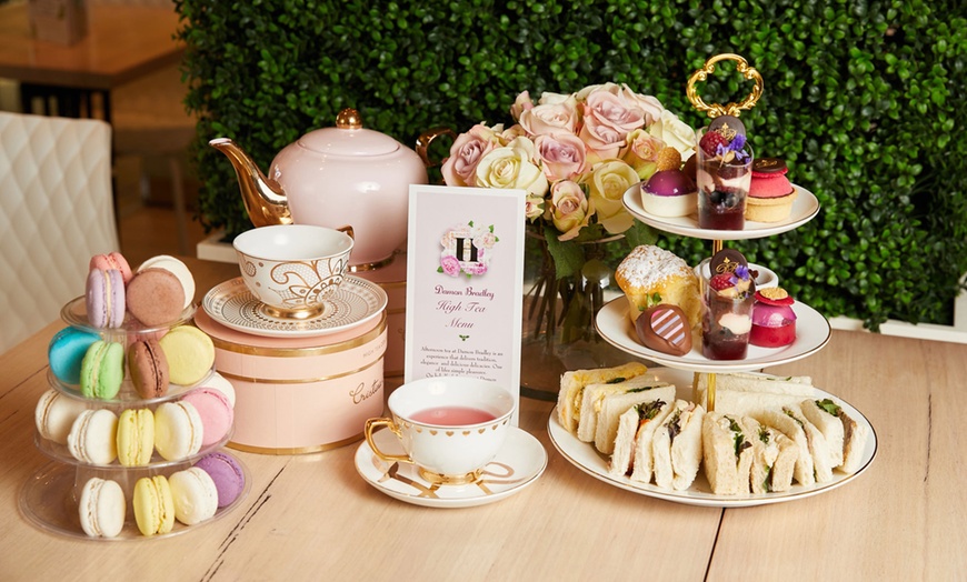 Image 1: Savor High Tea with Prosecco or Moscato Rose' for Two or Four!