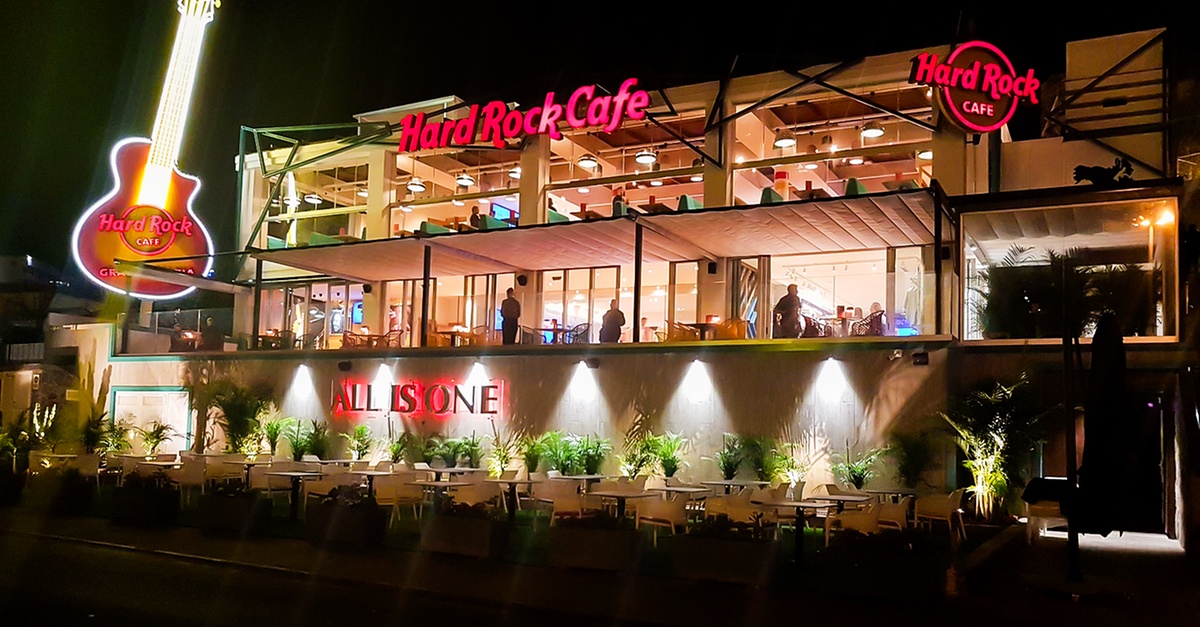 Menú clásico o premium de Hard Rock Café para 2 o 4 personas en Las Palmas