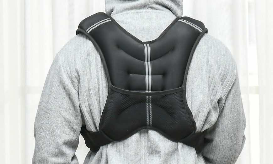 Image 1: HOMCOM 8KG Weighted Vest