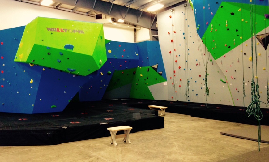 Image 2: All Day Climbing Pass for 1, 2, or 4 with Equipment Included