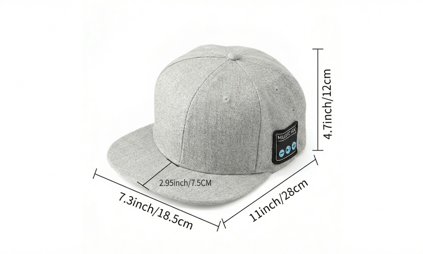 Image 4: Outdoor Sports Bluetooth Headphone Sun Hat 