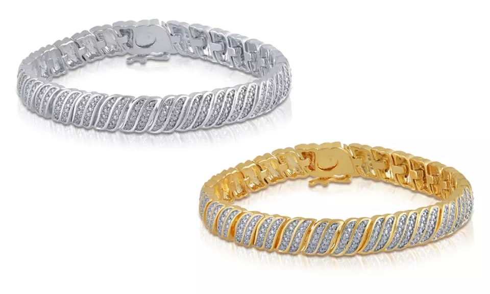 1/4 CTTW Diamond Bracelet by DiamondMuse - Primary Image