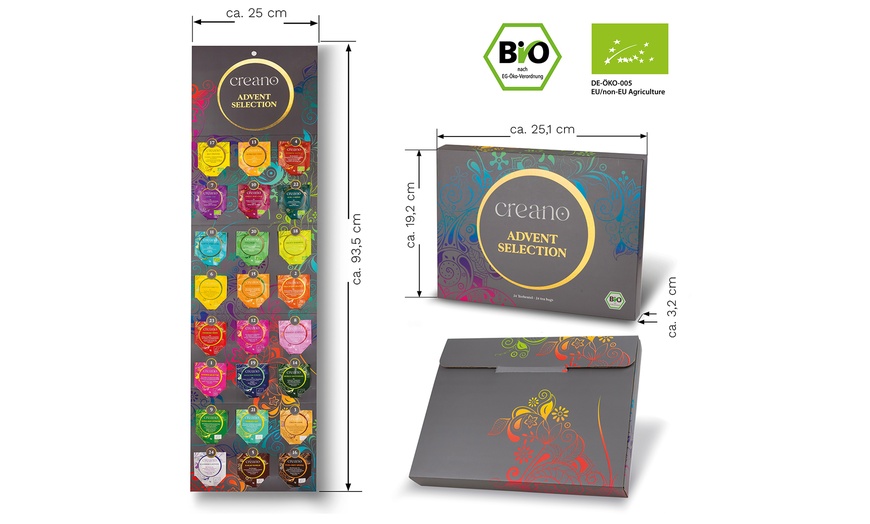 Image 6: Creano Adventskalender mit Bio-Kräutertee (bis 0,60 € / Stk.)