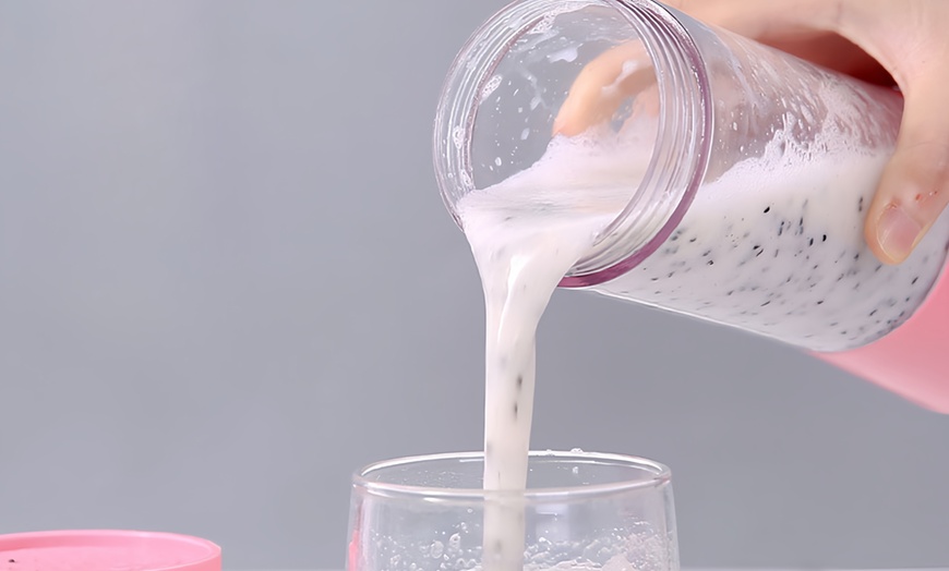 Image 3: Minibatidora portátil compacta y recargable, con regalo sorpresa