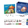 Image 3: 24-Day Christmas Advent Calendar Bracelet Making Kit