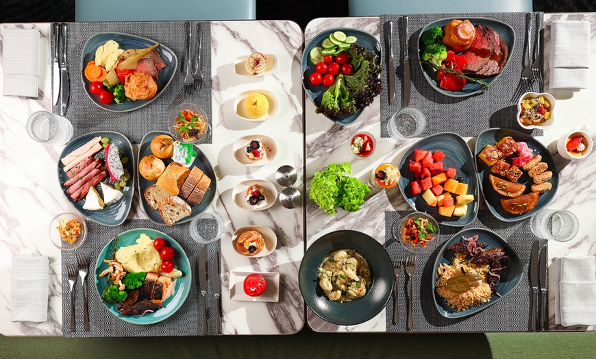 Image 1: International, Asian, American or Seafood Theme Night Dinner Buffet