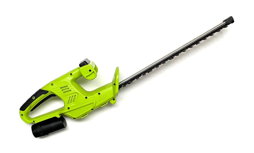Image 2: Garden Gear 12V Cordless Hedge Trimmer and Optional Spare Battery