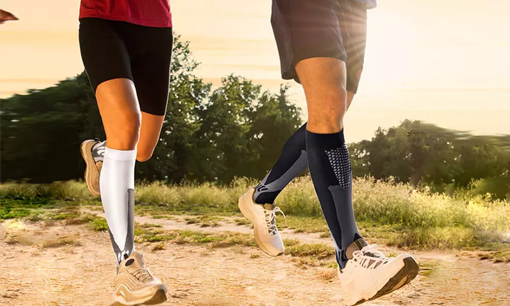 1 oder 3 Paar Sport-Kompressionsstrümpfe in S/M oder L/XL