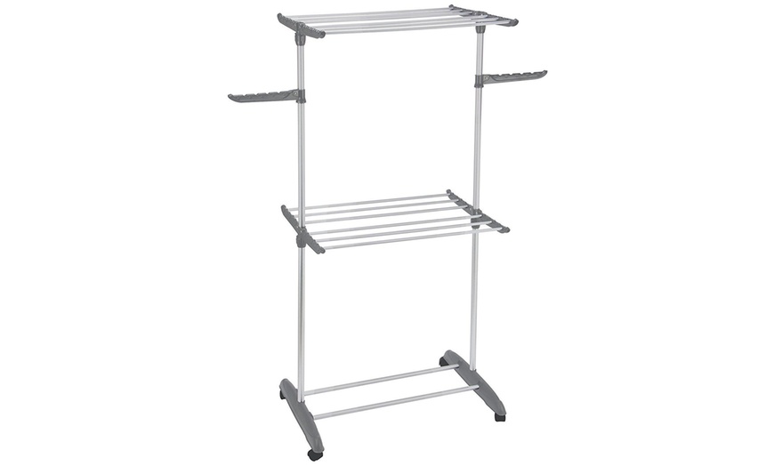 Image 2: Heavy-Duty Clothes Airer