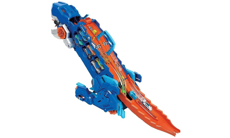 Image 5: Hot Wheels City Mega Dino trasportatore per bambini