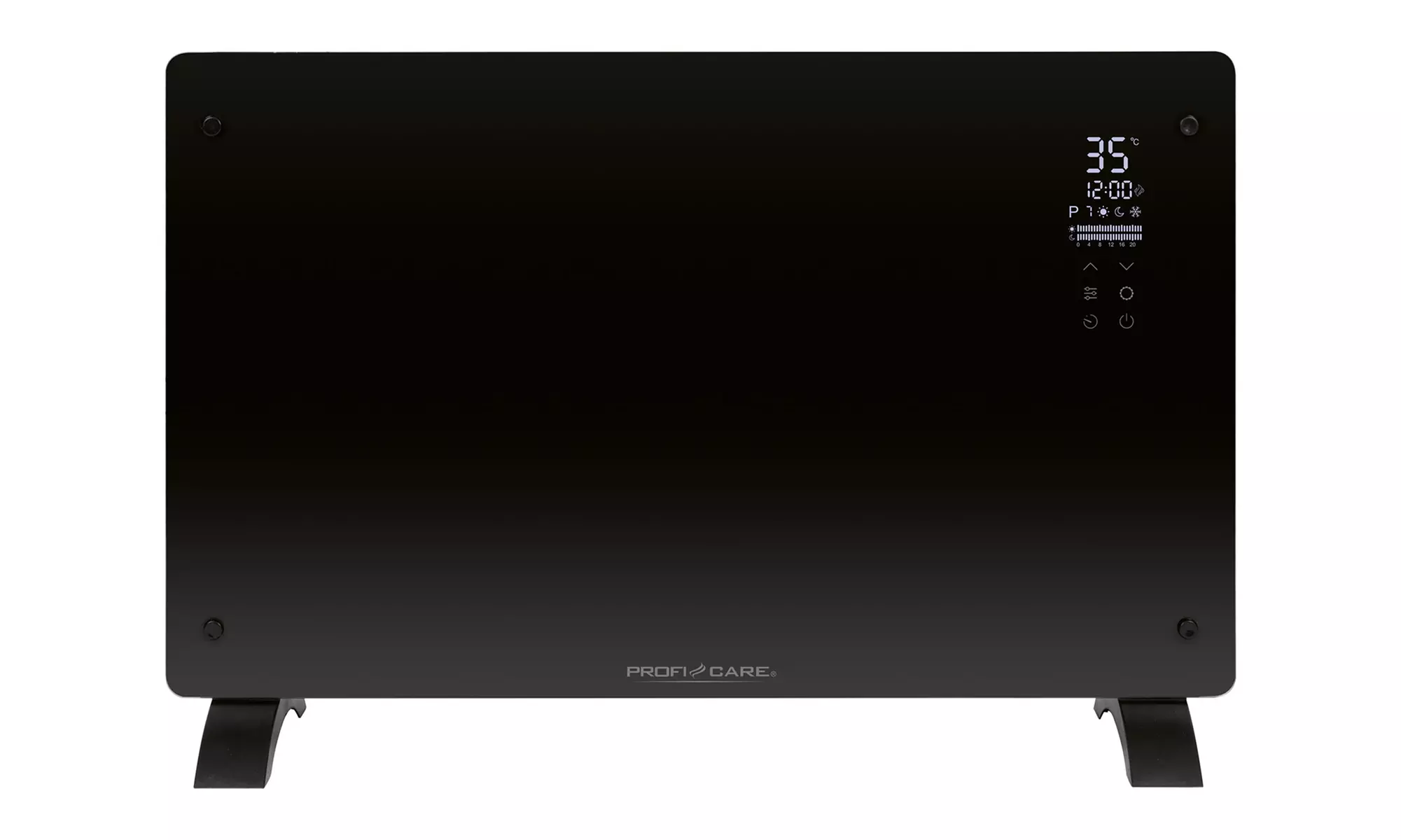 Chauffage électrique avec façade en verre Proficare