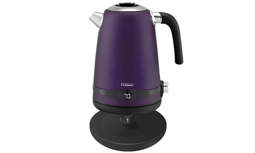 Image 14: TODO 1.7L Electric Cordless Kettle Stainless Steel/ Led Water Jug