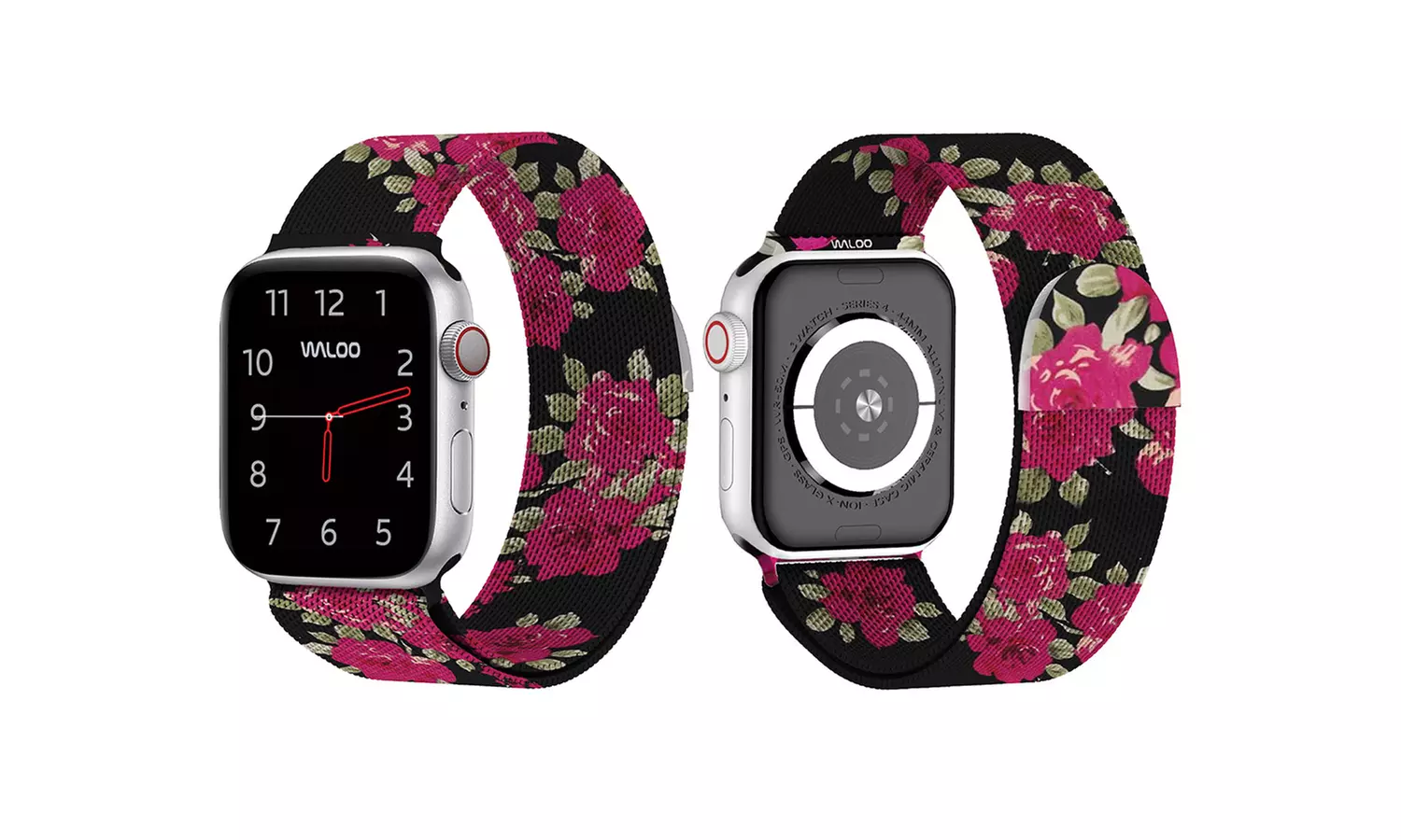Waloo Floral Printed Milanese Band for Apple Watch