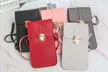 Women Touch Screen Crossbody Cell Phone Bag Wallet Pouch Purse Shoulder Case - Second Medium