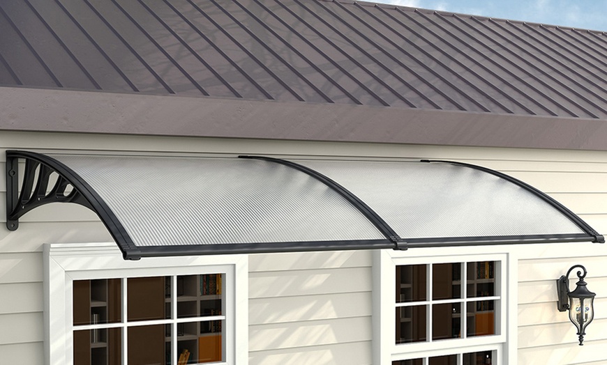 Image 2: All-Weather Plastic Convex Canopy