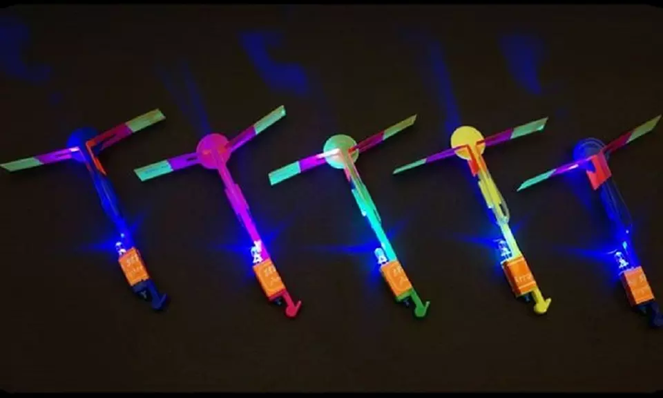 Toy LED Sling Copter Arrow Helicopter (5-Pack) - Primary Image