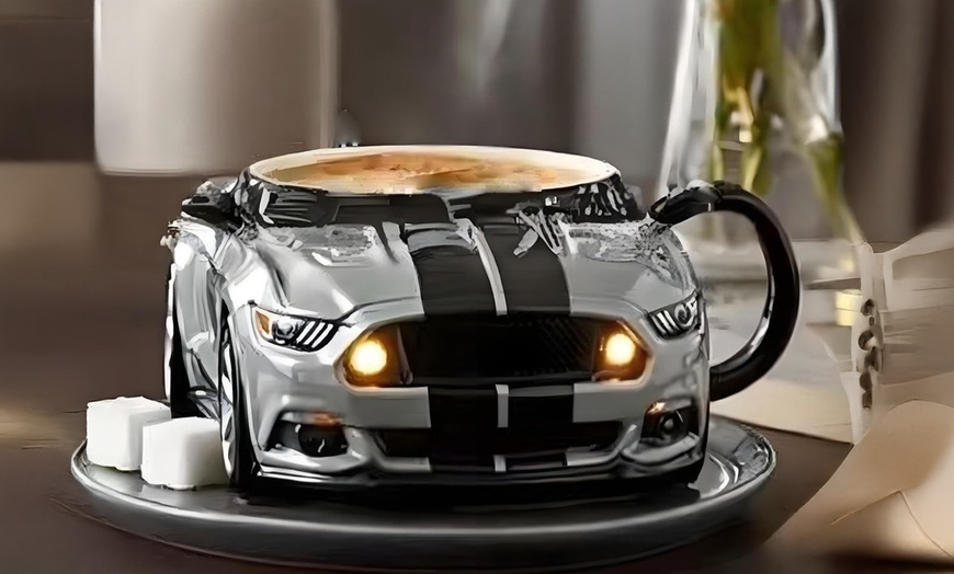 Image 5: Novelty Car-Shaped Coffee Cup