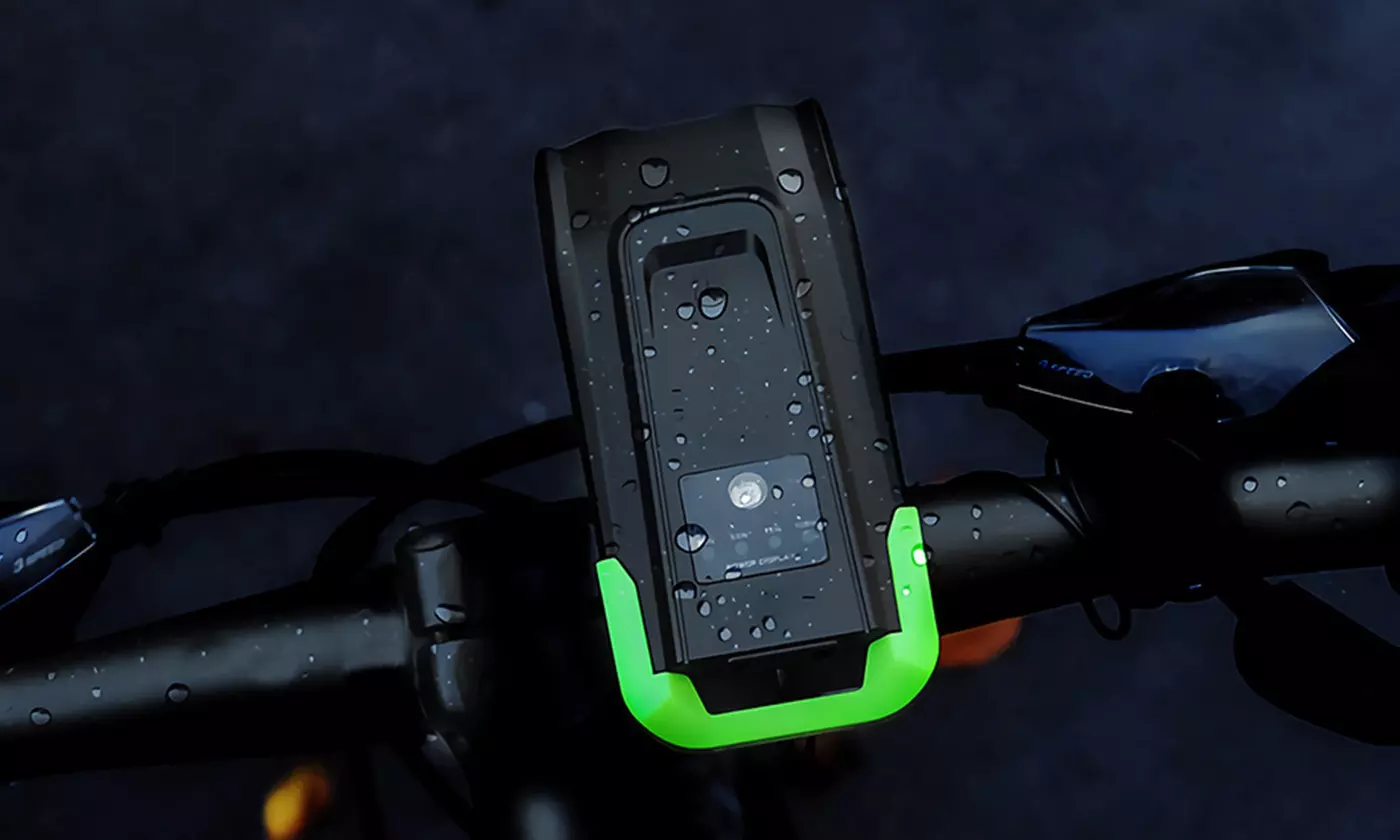 iMounTEK 20000LM Rechargeable Bike Light with 120dB Horn and 6 Lighting Modes
