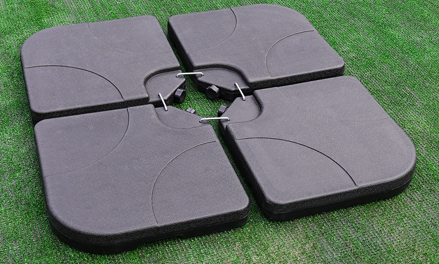 Image 17: 3M Cantilever Parasol with Base 