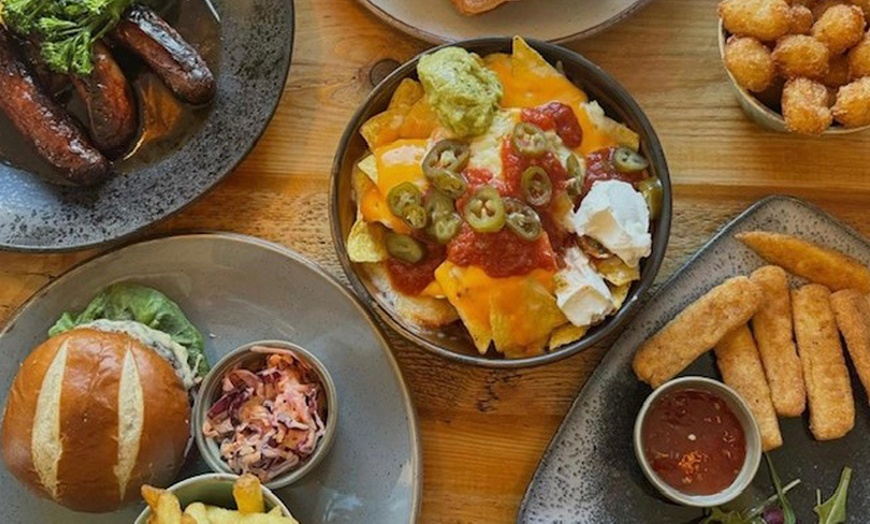 Image 3: 2-Course Meal with a Glass of Wine for 2 or 4 in a Classic British Pub