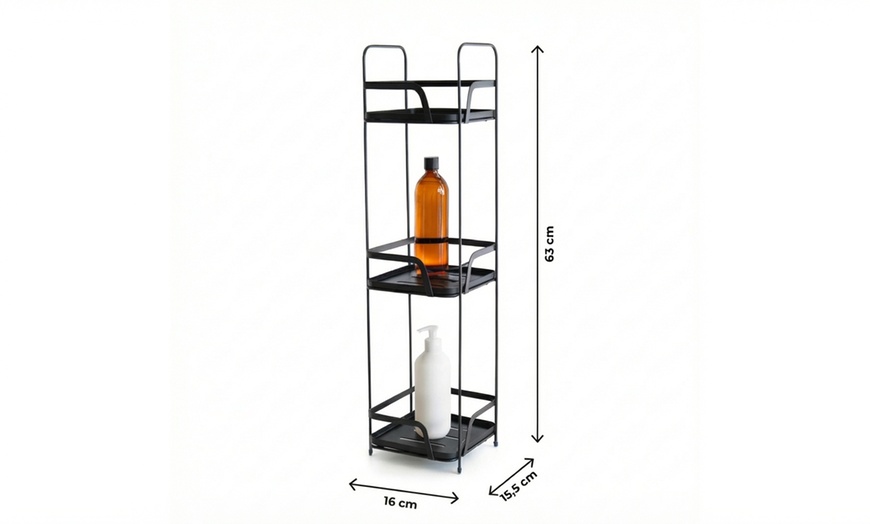 Image 6: Mobiletto portaoggetti da bagno