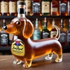Image 1: Dachshund-Shaped Whiskey Decanter in Five Stylish Models