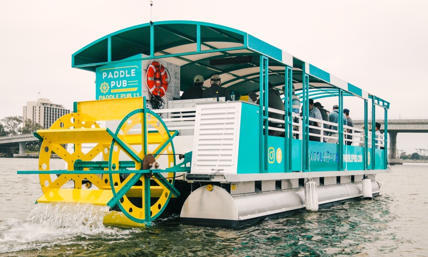 Image 4: BYOB San Diego's Unique Paddle-Powered Boat Tours! 