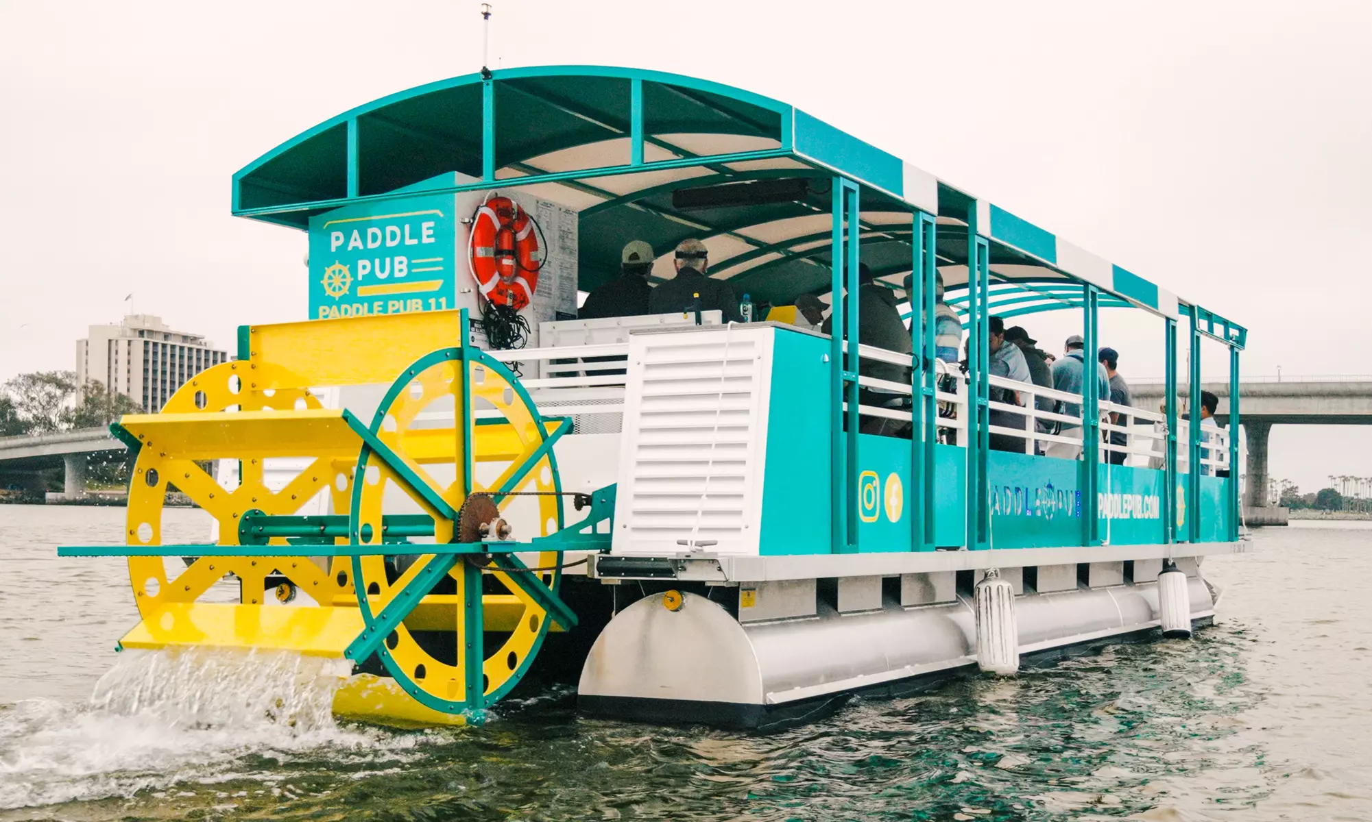 BYOB San Diego's Unique Paddle-Powered Boat Tours!