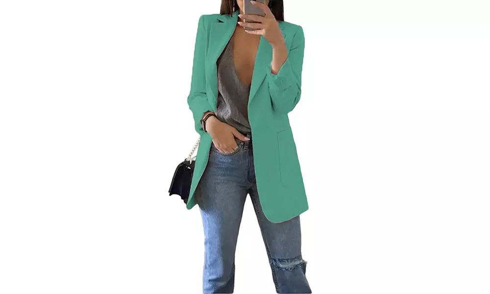 Damen Casual Boyfriend Blazer