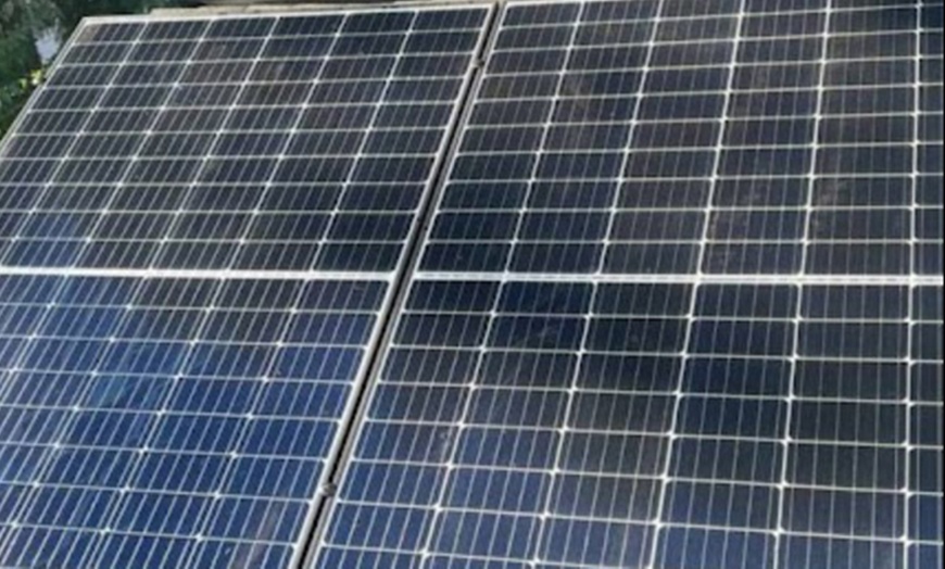 Image 1: Solar Panels Washing for One-Story & Two-Story Homes Up to 30 Panels 