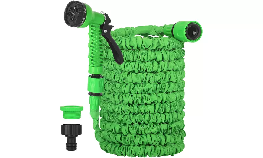 Image 1: Tubo per irrigazione con pistola multifunzione