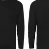 Image 8: Pack of Three Blu Apparel Long-Sleeved Crew Neck T-Shirts