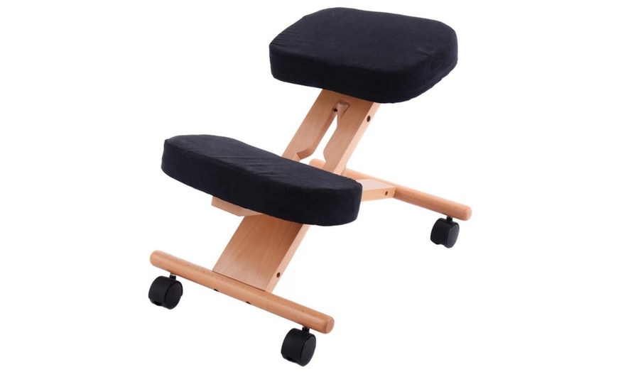 Image 6: Pro 11 Wellbeing Adjustable Kneeling Posture Chair