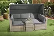 Garden Gear California Rattan-Effect Daybed with Canopy and Optional Cover - Image 3