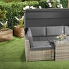 Image 3: Garden Gear California Rattan-Effect Daybed 