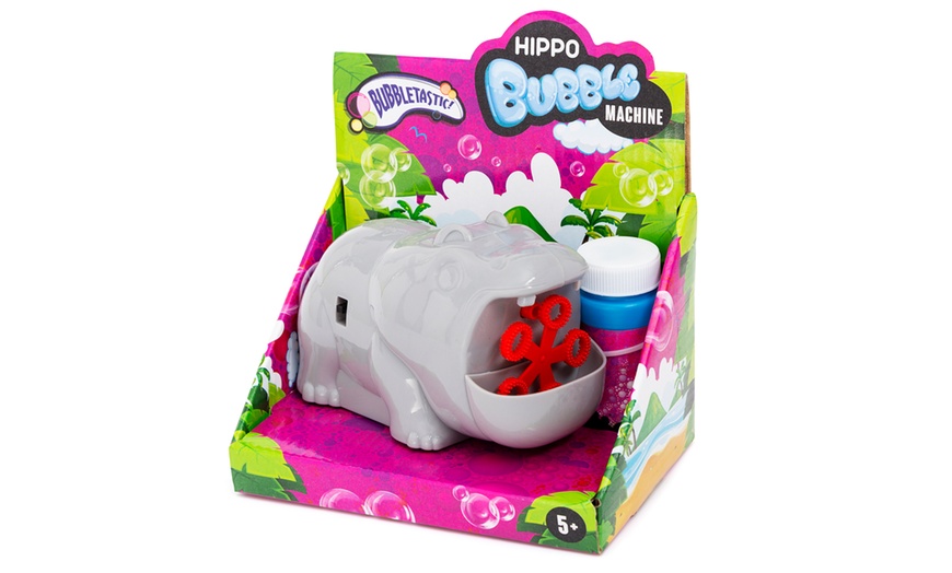 Image 3: RMS Novelty Bubble Machine Hippo