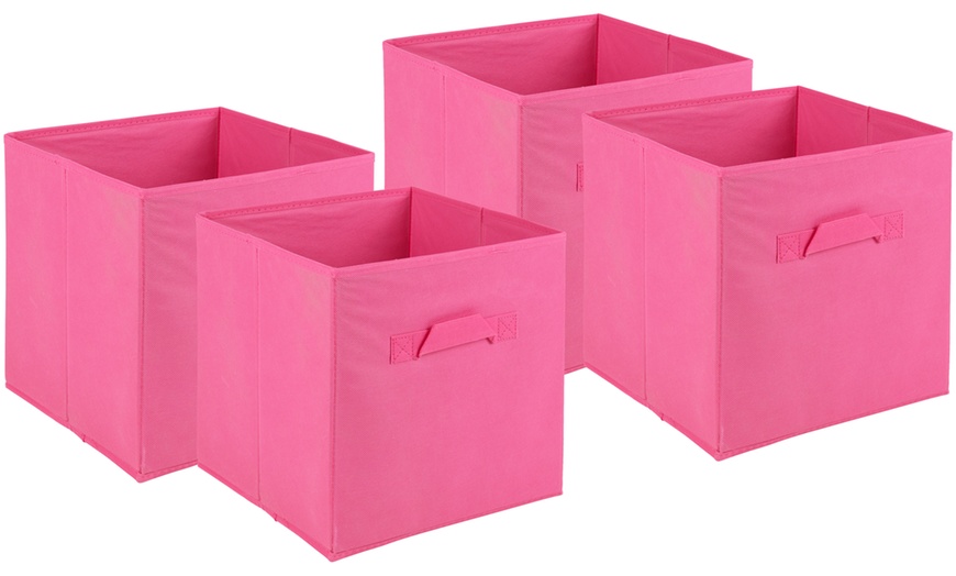 Image 9: Four-Pack of Storage Folding Boxes