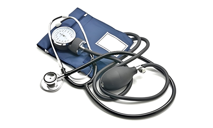 Image 3: Tensiomètre manuel, kit complet avec stéthoscope