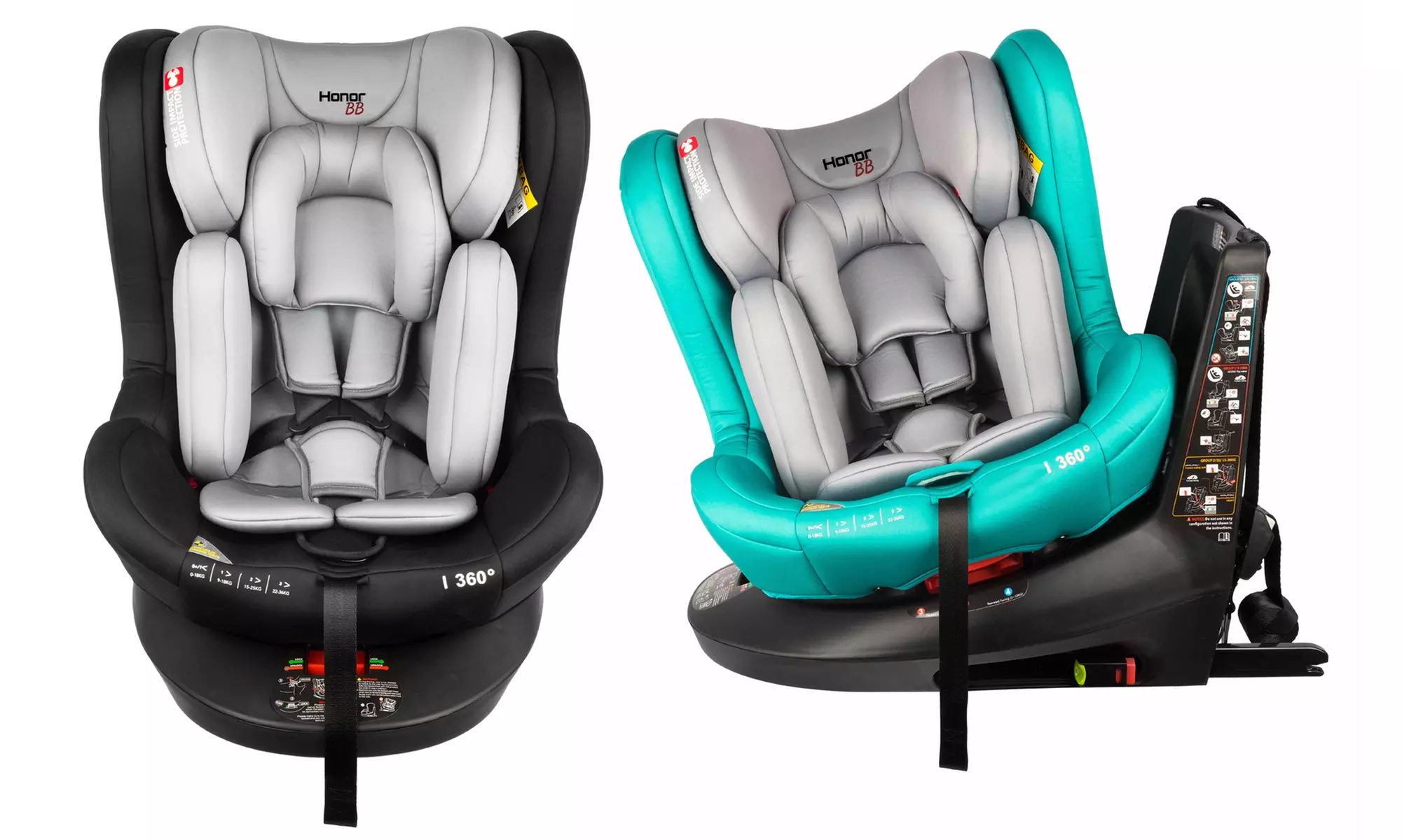 Siège auto évolutif pivotant I-Max 360° Isofix Honor BB 4Life - Primary Image