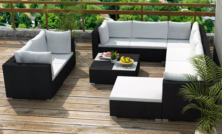 Image 54: Tuinset poly rattan